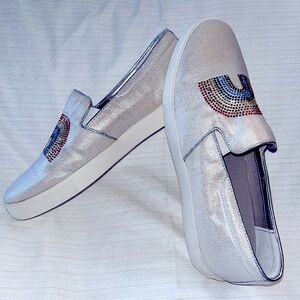 Shimmery loafers, size 8.5 in women’s